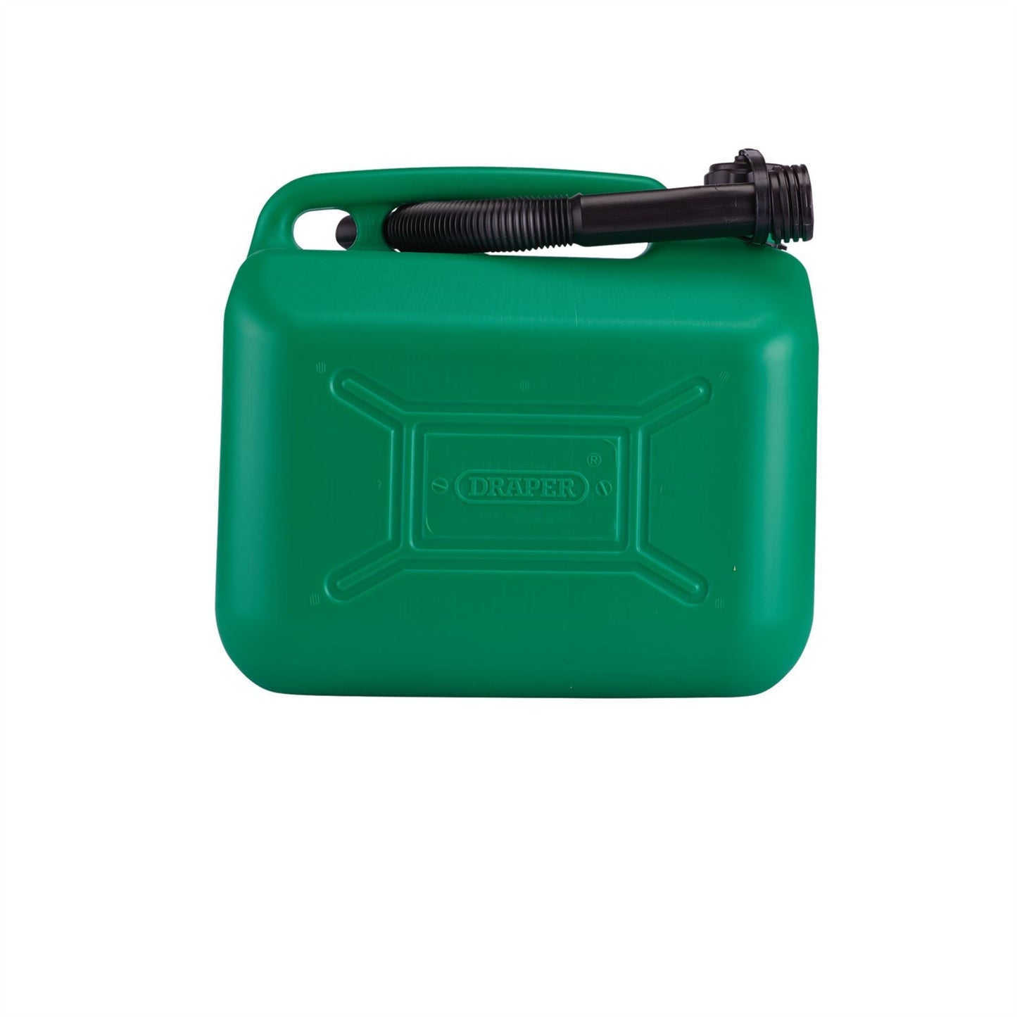 Draper 09055 Plastic Fuel Can 10L Green Draper
