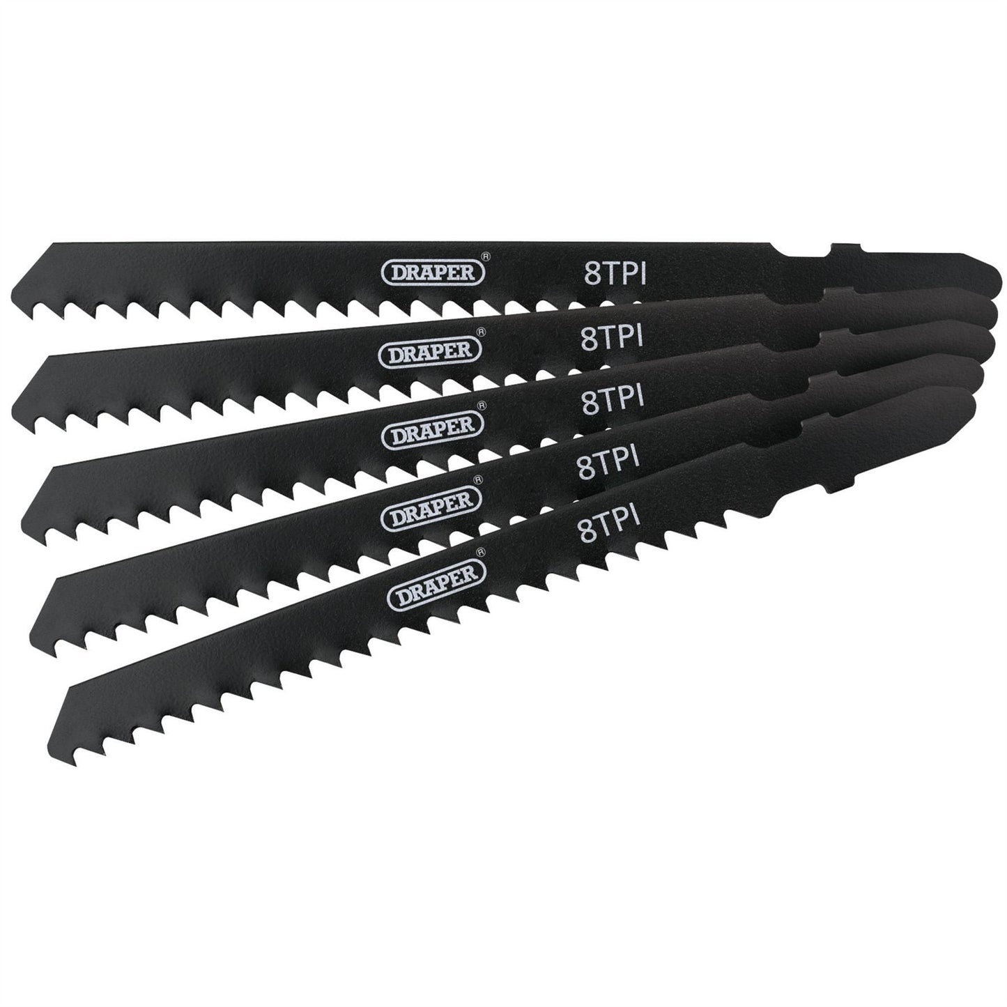 Draper 81724 DT111C Jigsaw Blade Set 100mm 5 Piece Draper