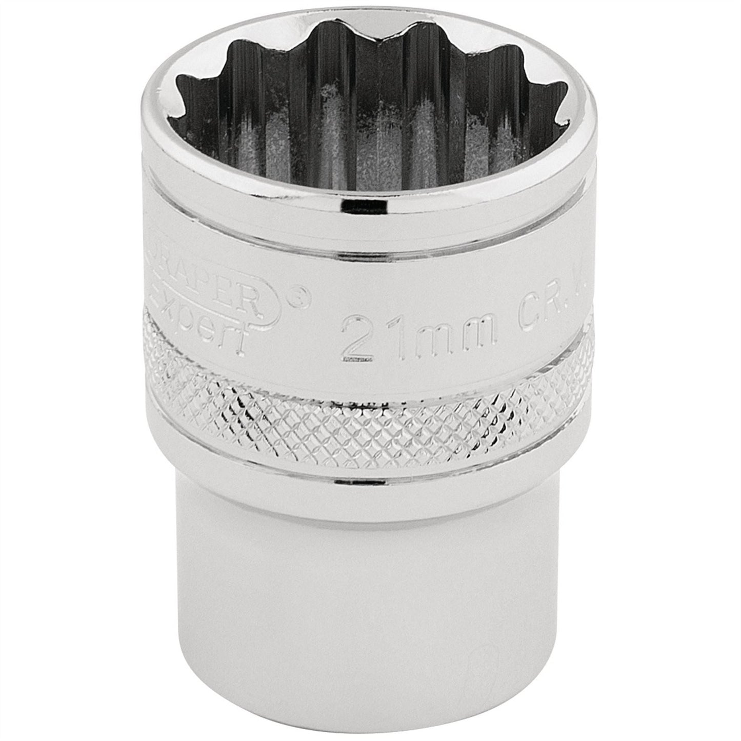 Draper 33290 HI-TORQ® 12 Point Socket 1/2" Sq. Dr. 21mm Draper