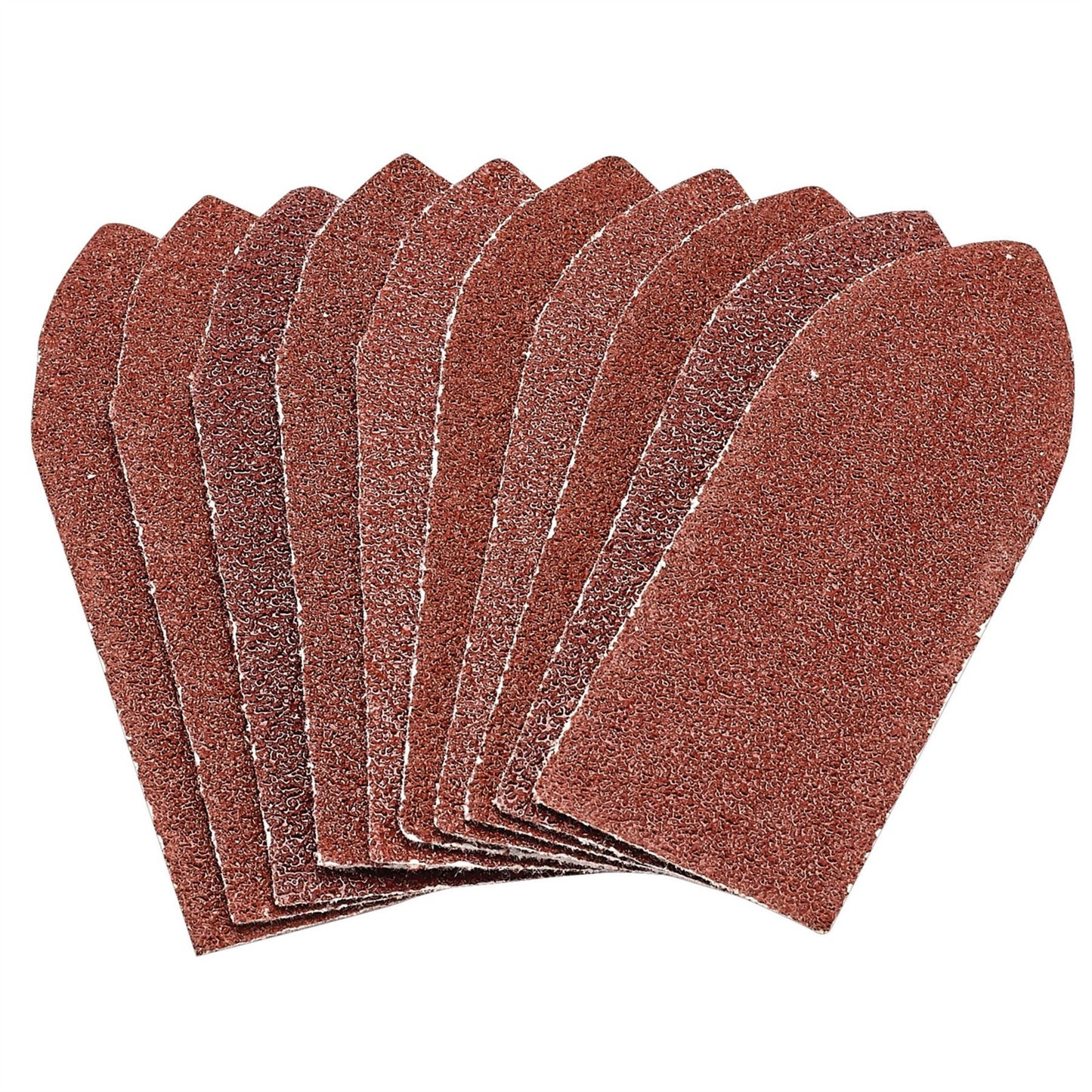 Draper 99260 Hook and Loop Aluminium Oxide Sanding Sheets 32 x 92mm 60 Grit Pack of 10 Draper
