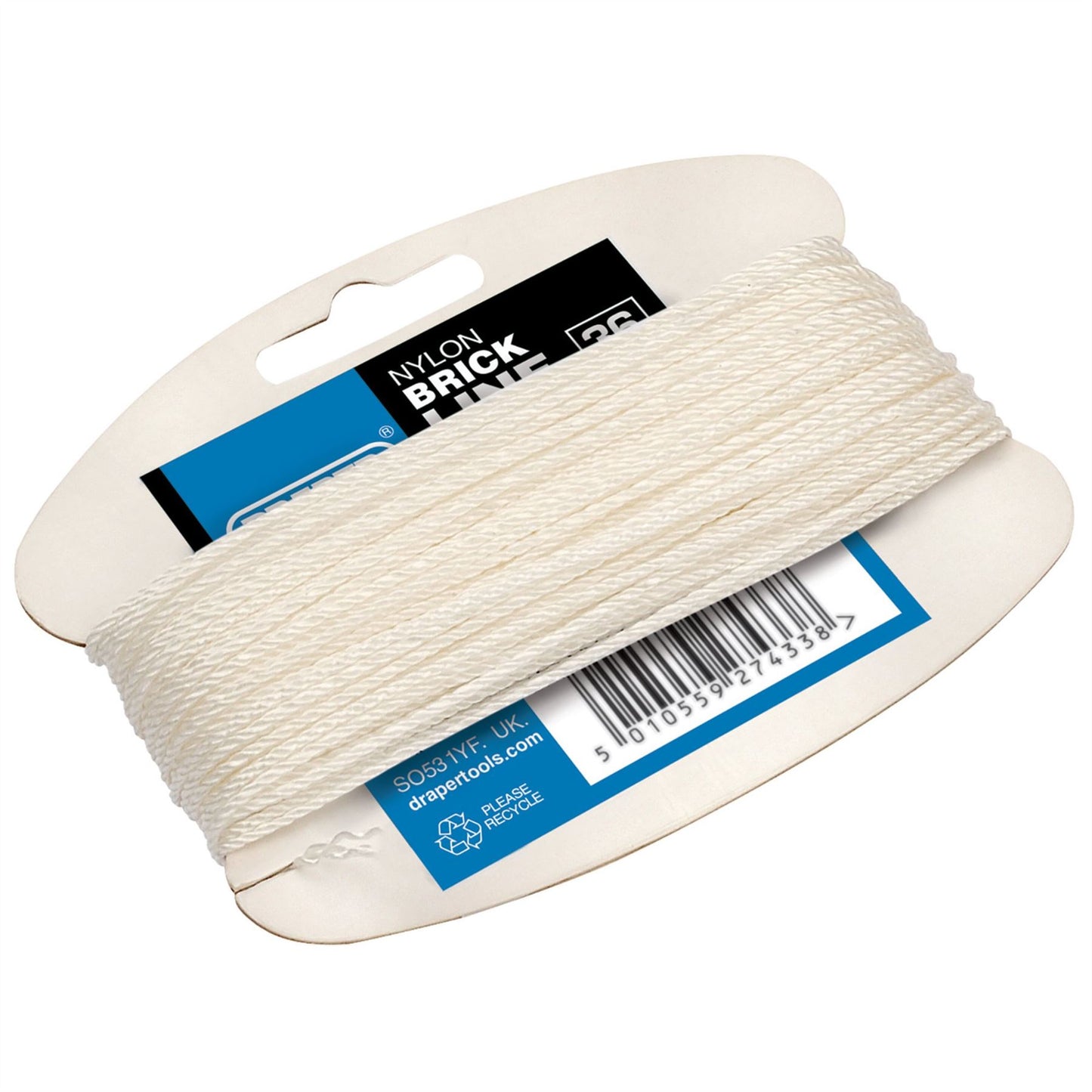 Draper 27433 Brick Line 36m White Draper