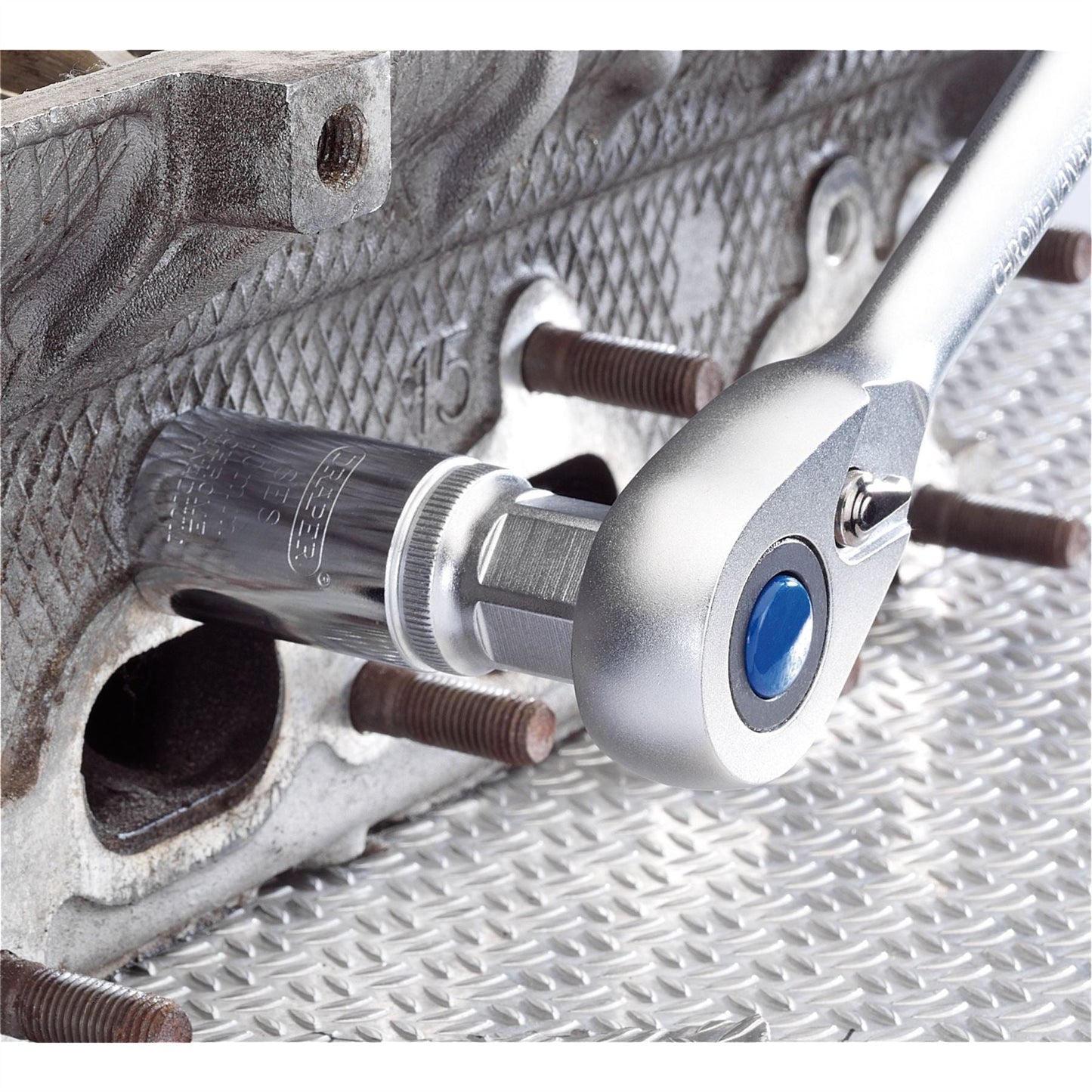 Draper 55641 Stud Extractor Set 1/2" Sq. Dr. 4 Piece Draper