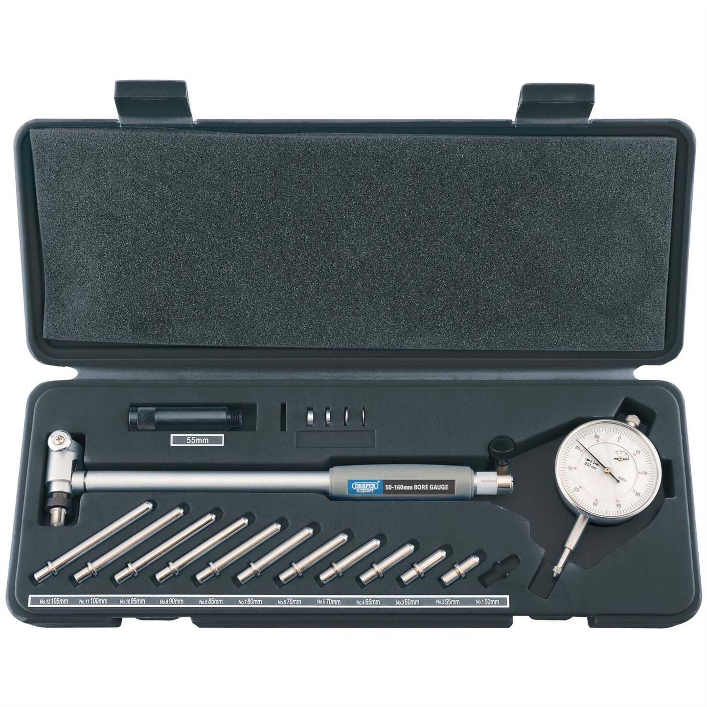 Draper 02753 Expert Bore Gauge Set 50 - 160mm Draper