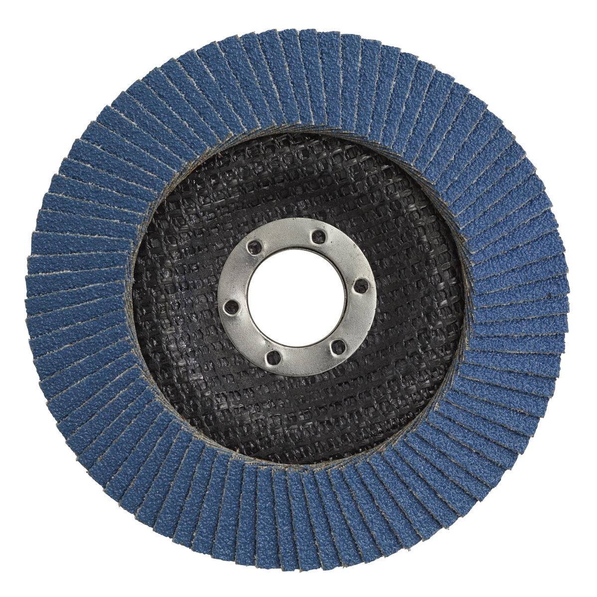 Sealey FD12580 Flap Disc Zirconium Ø125mm Ø22mm Bore 80Grit Sealey