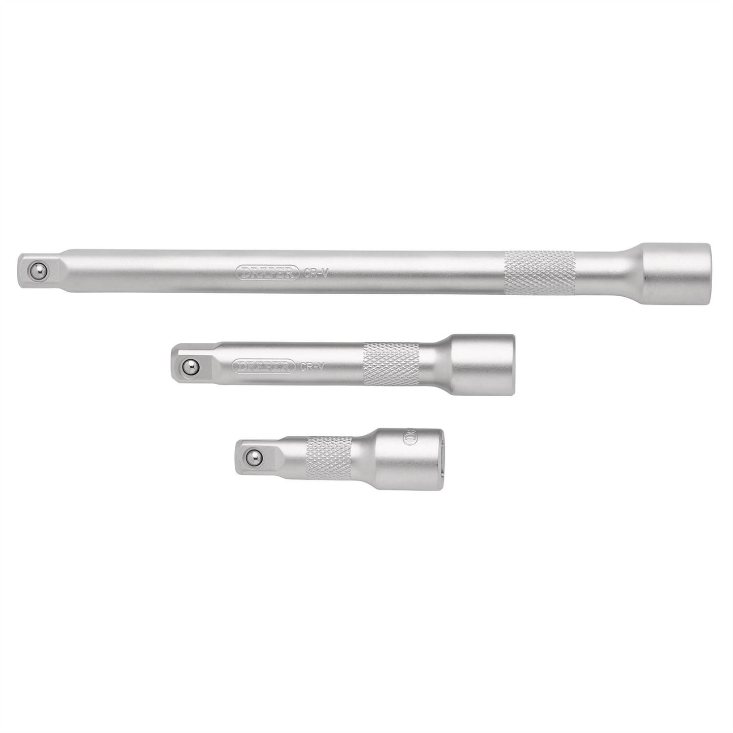 Draper 16426 Extension Bar Set 1/2" Sq. Dr. 3 Piece Draper
