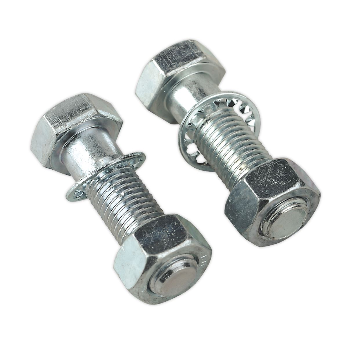 Sealey TB27 Tow-Ball Bolts & Nuts M16 x 55mm Pack of 2 Sealey