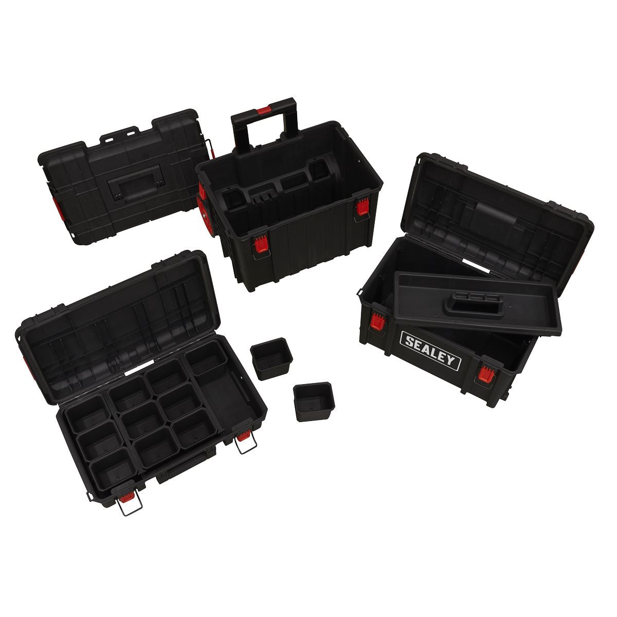 Sealey AP890 Mobile Storage System Set 3pc Heavy-Duty Sealey