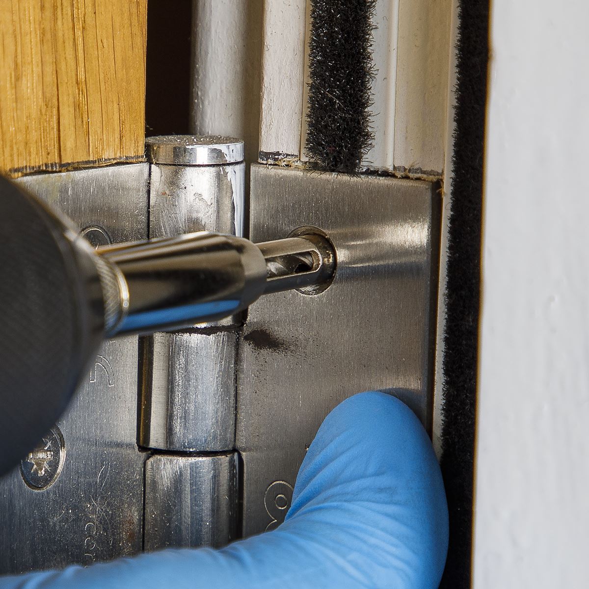 Sealey AK3HD Self-Centring Chamfered Hinge Drill Set 3pc Sealey