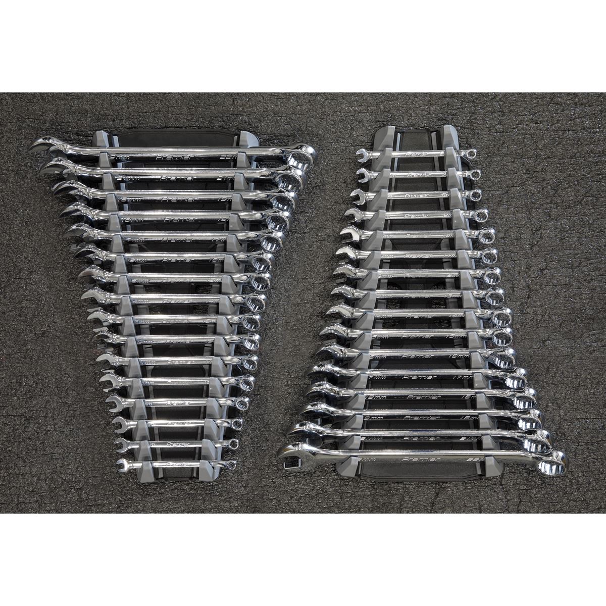 Sealey WR11 Reversible Spanner Rack 16pc Sealey