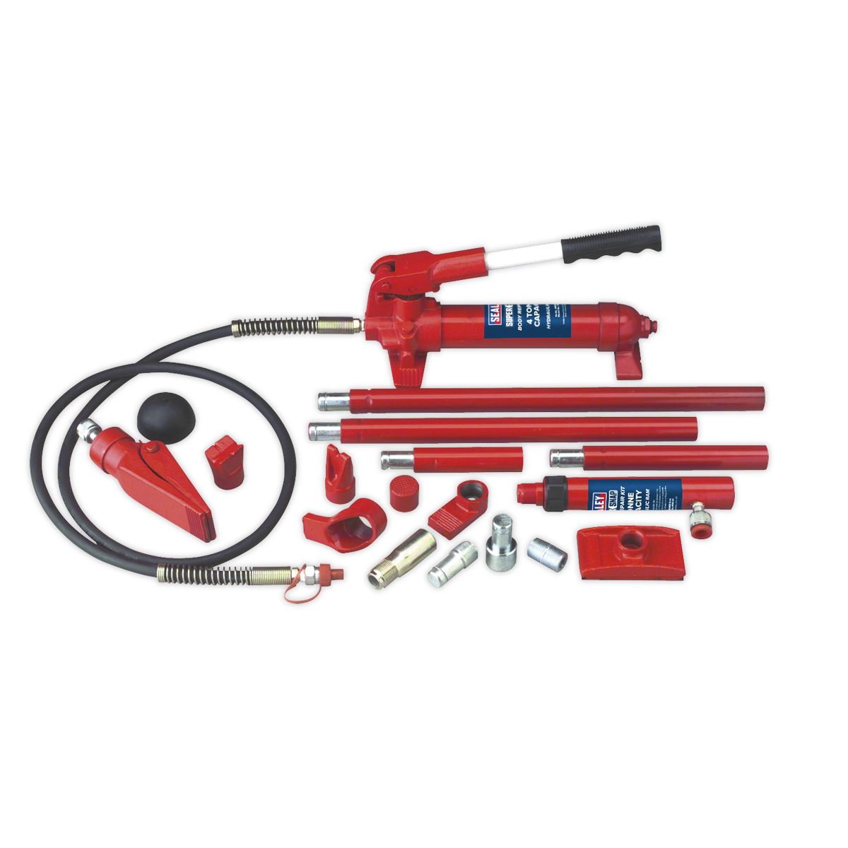 Sealey RE83/4 Hydraulic Body Repair Kit 4 Tonne SuperSnap® Type Sealey