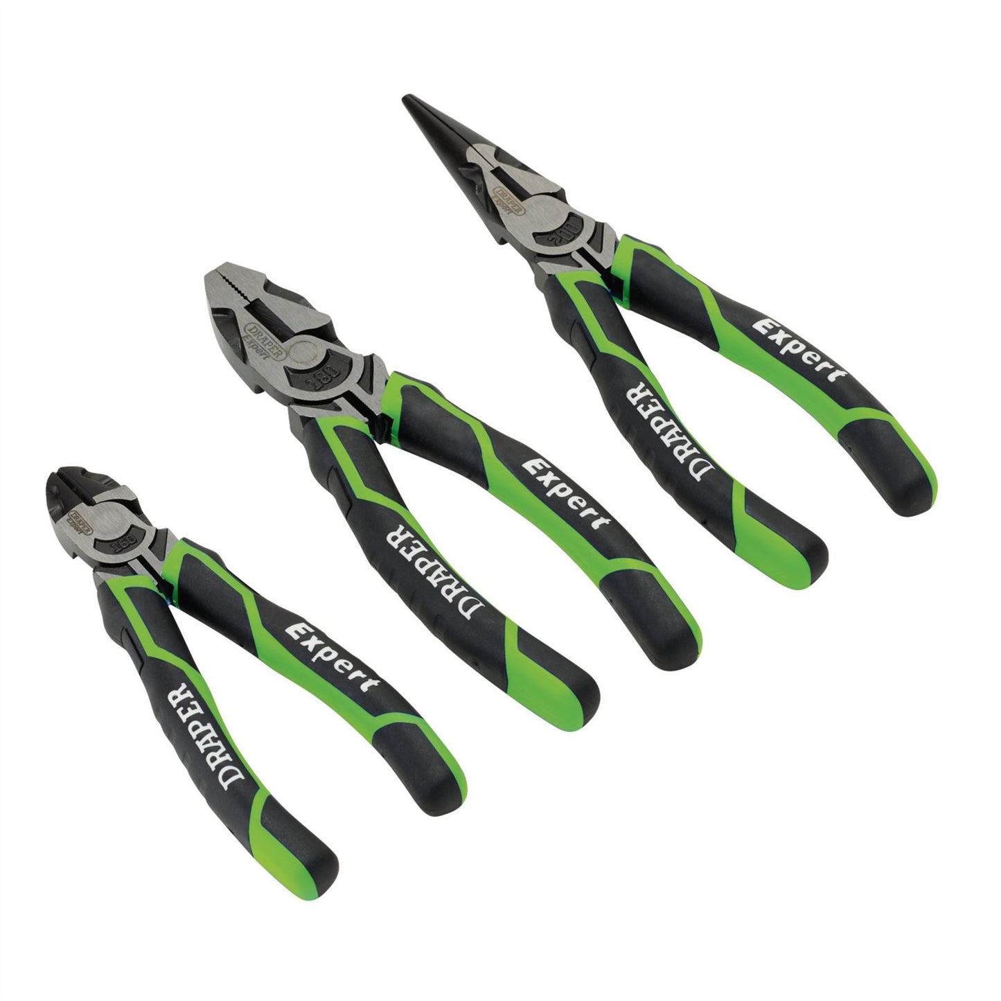 Draper 28035 Expert High Leverage Plier Set Green 3 Piece Draper
