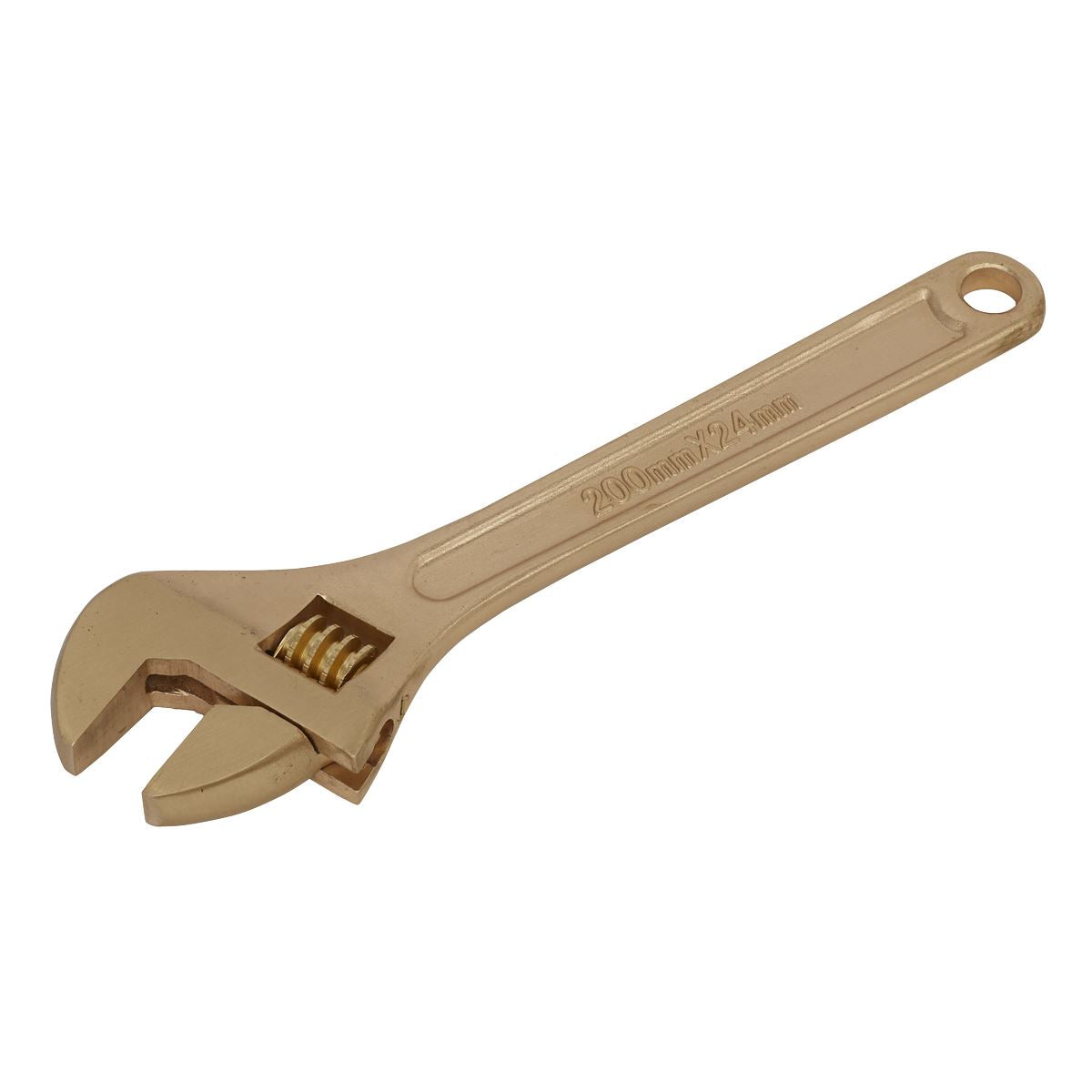 Sealey NS066 Adjustable Wrench 200mm - Non-Sparking Sealey