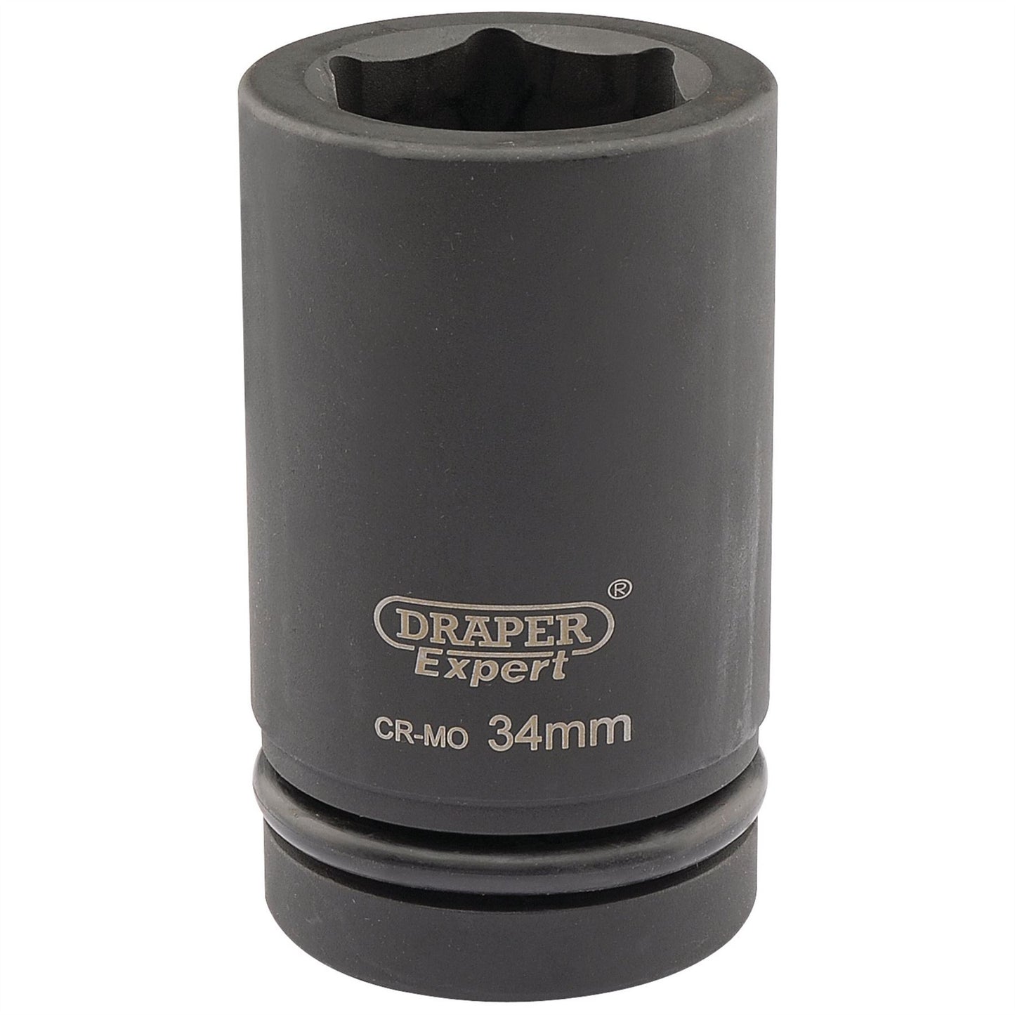 Draper 05148 Expert HI-TORQ® 6 Point Deep Impact Socket 1" Sq. Dr. 34mm Draper