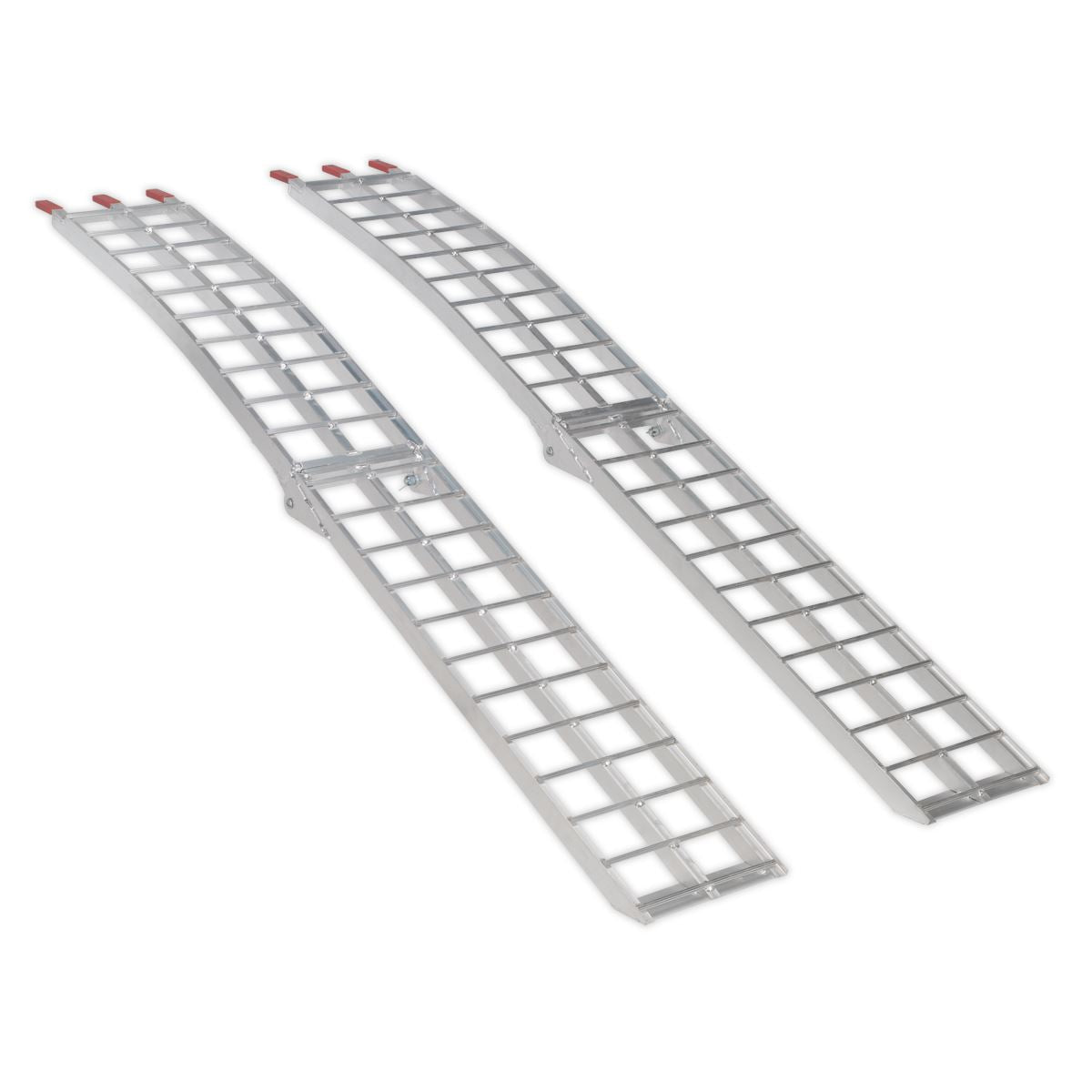 Sealey LR680 Aluminium Loading Ramps 680kg Capacity - Pair Sealey