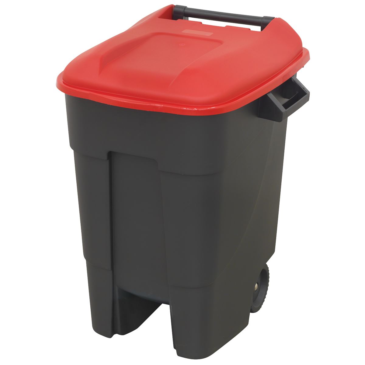 Sealey BM100R Refuse/Wheelie Bin 100L - Red Sealey