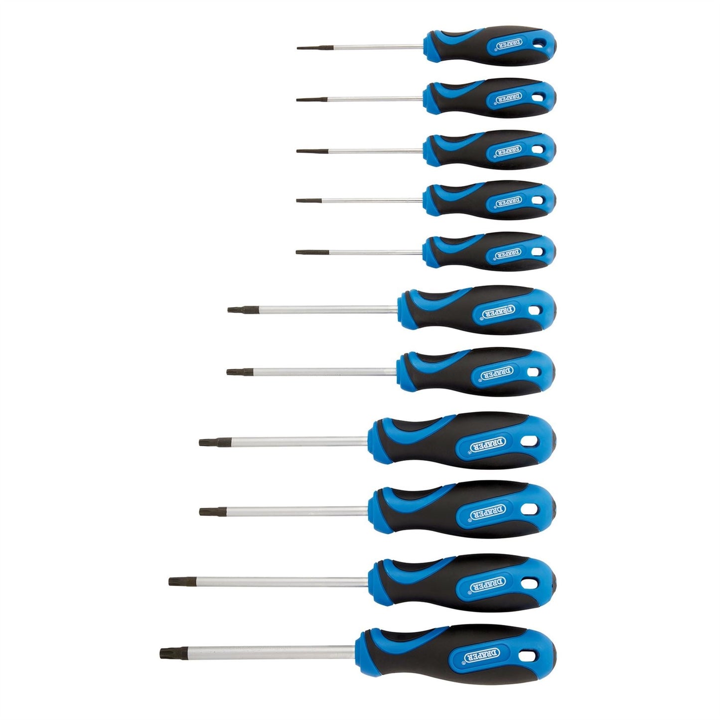 Draper 34253 TX-STAR® and TX-STAR® Security Soft Grip Screwdriver Set 11 Piece Draper