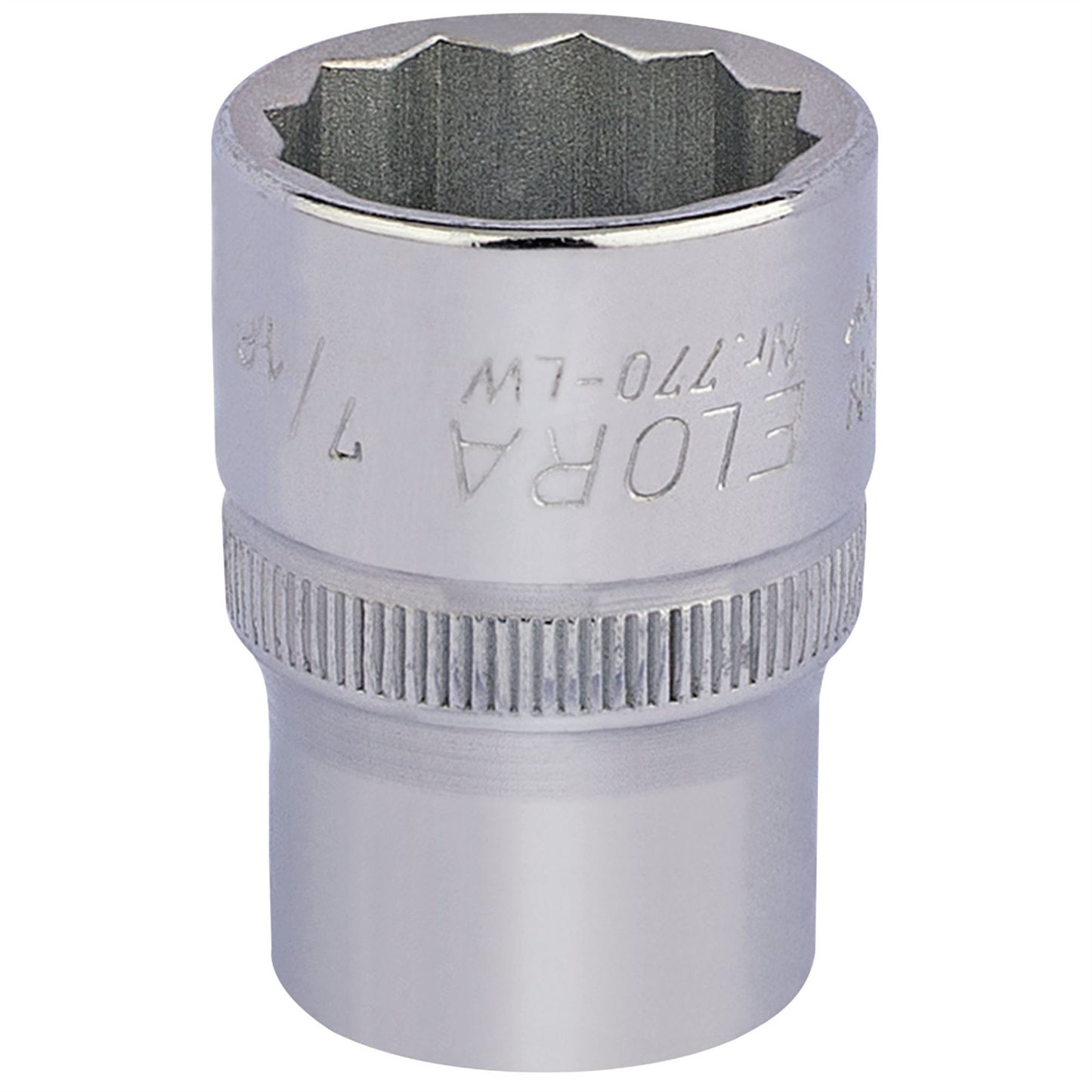 Elora 24848 Whitworth Bi-Hexagon Socket 1/2" Sq. Dr. 7/16" Elora