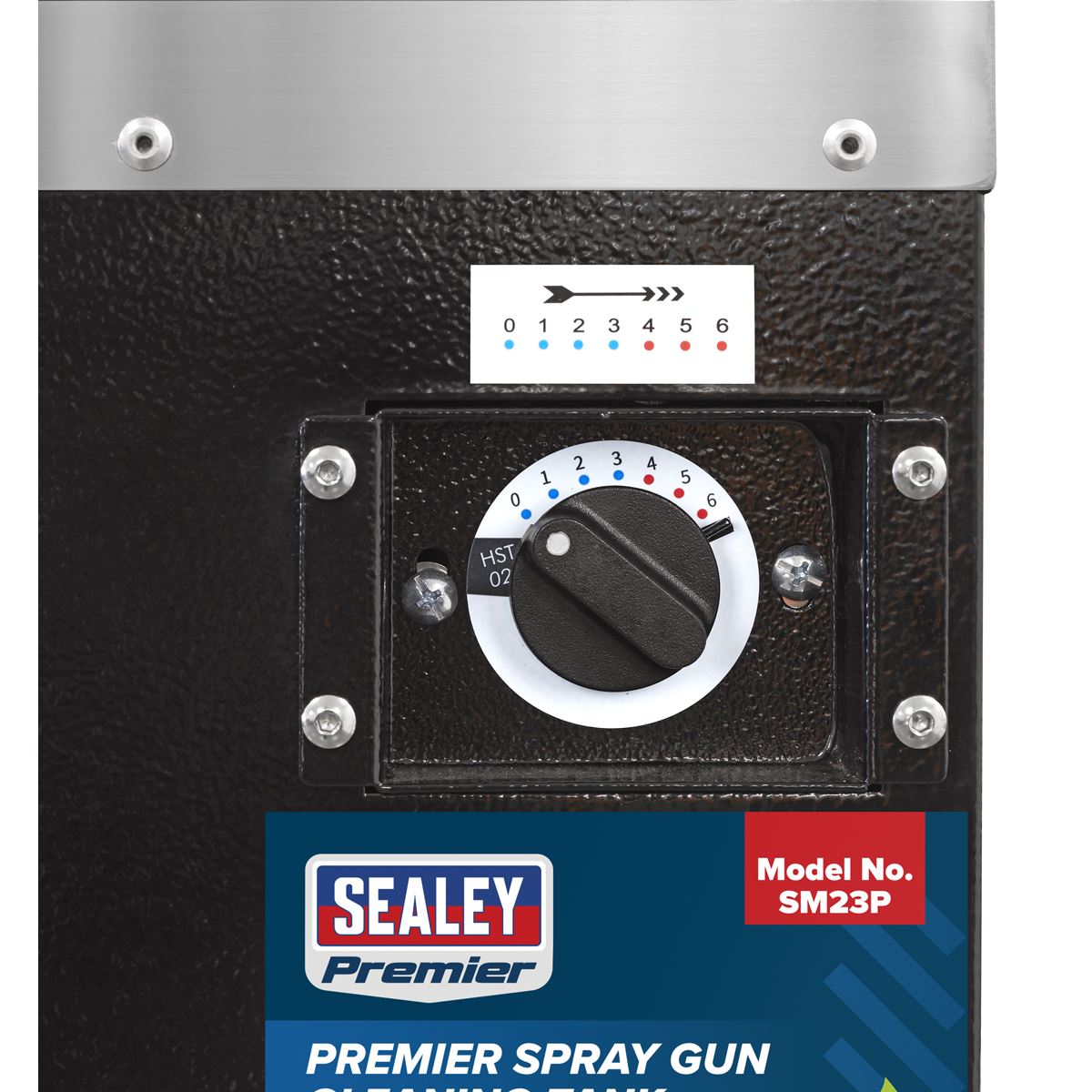 Sealey SM23P Premier Spray Gun Cleaning Tank 2 Gun Capacity Sealey