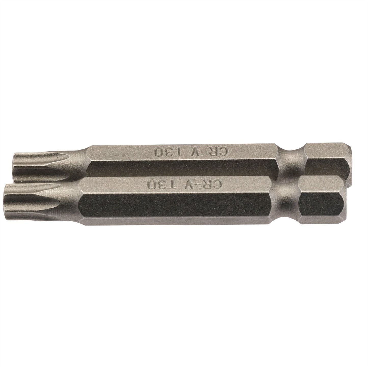 Draper 66491 TX-STAR® Insert Bit 1/4" Hex 50mm Long T30 Pack of 2 Draper
