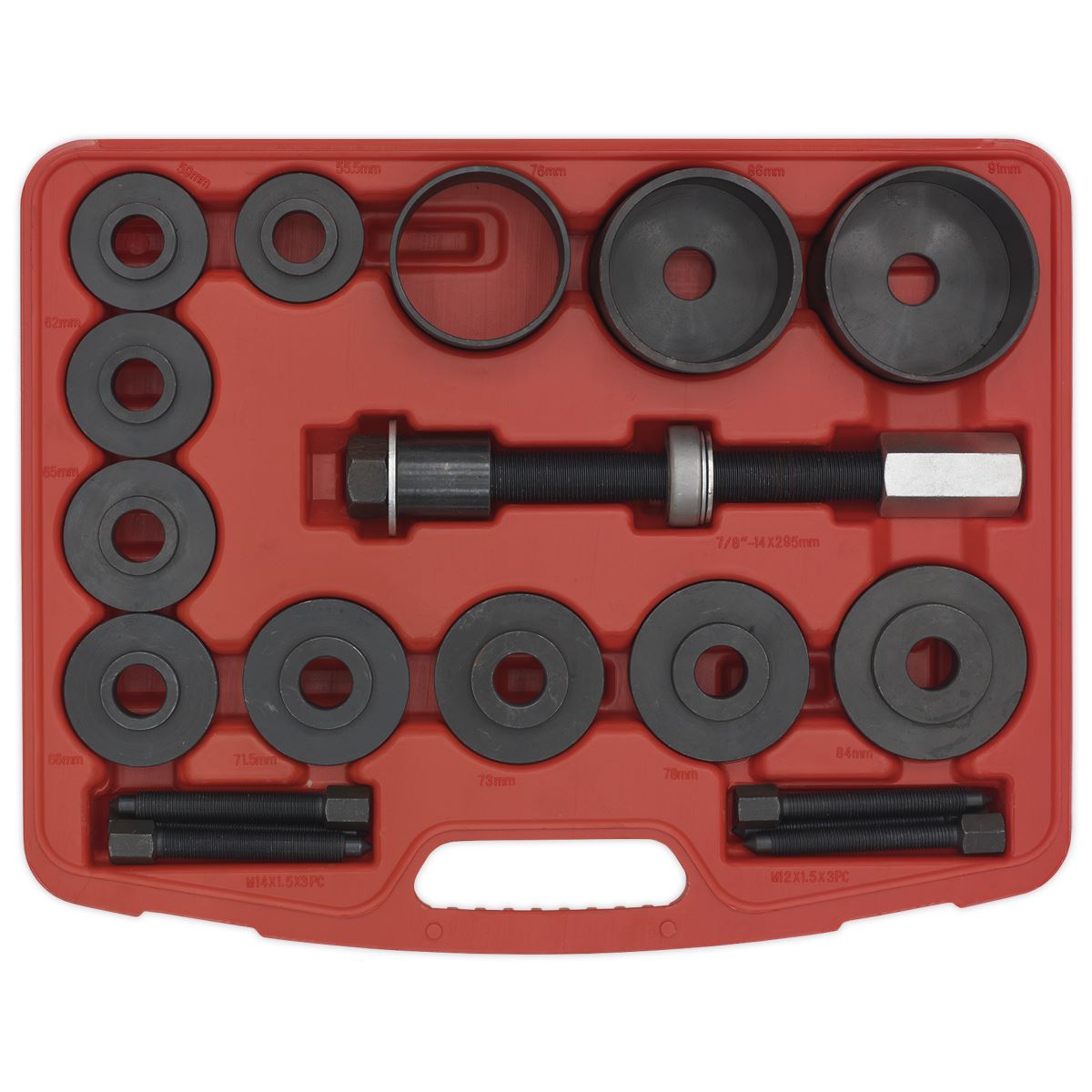 Sealey VS7021 Wheel Bearing Removal/Installation Kit Sealey