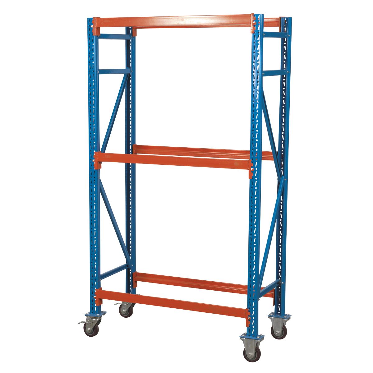 Sealey STR007 2-Level Mobile Tyre Rack 200kg Capacity Per Level Sealey