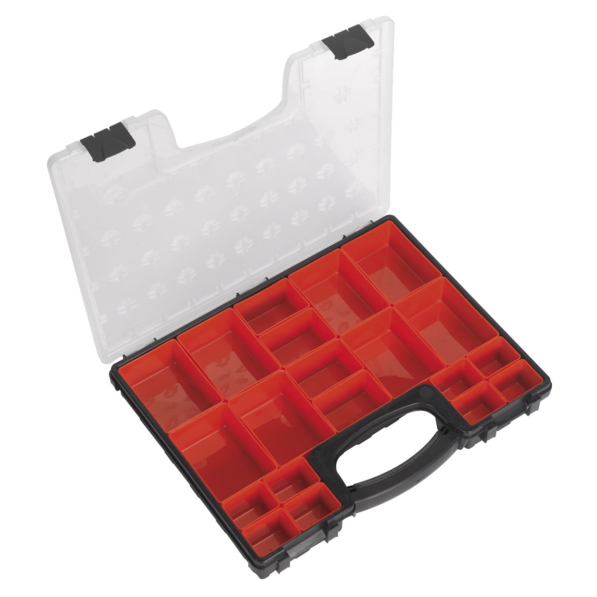 Sealey APAS2R Parts Storage Case with 20 Removable Compartments Sealey