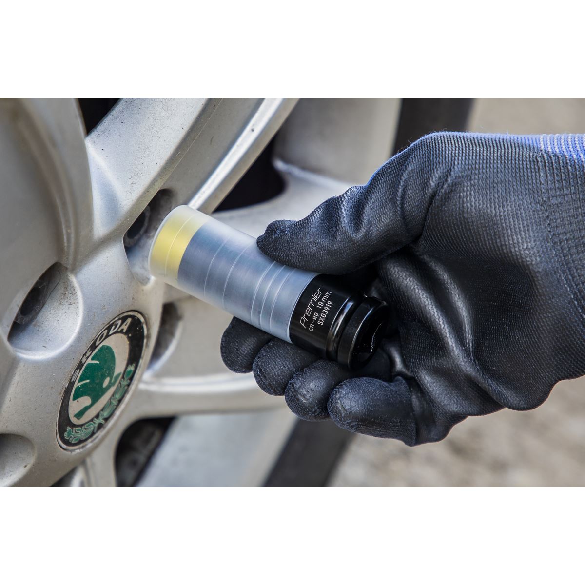 Sealey SX03919 Alloy Wheel Ultra-Power Impact Socket 19mm 1/2"Sq Drive Sealey