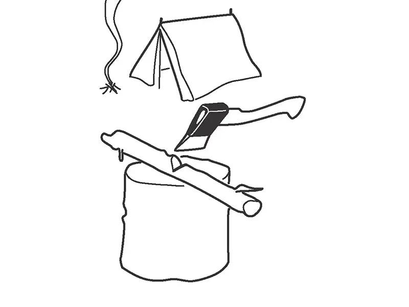 Bahco Camping Hatchet HUS 0.8-500 1.15kg BAHHUS08500 Bahco