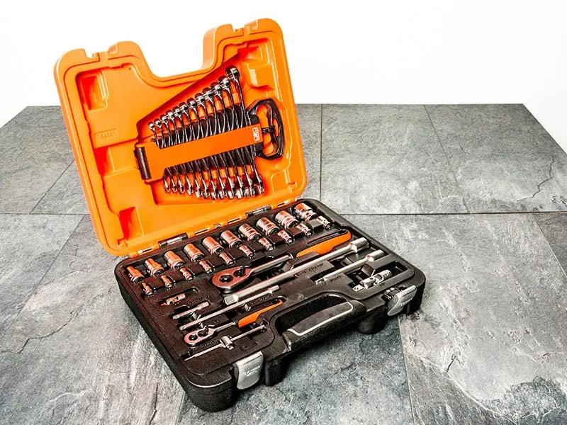 Bahco S410 Socket & Spanner Set of 41 Metric 1/4in & 1/2in Drive BAHS410 Bahco