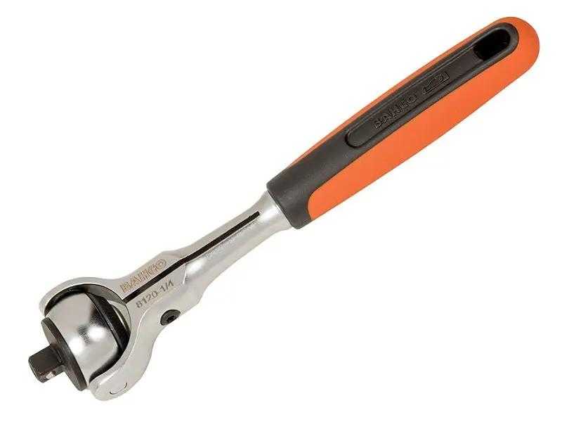 Bahco Swivel Head Ratchet 1/4in Drive BAH812014 Bahco