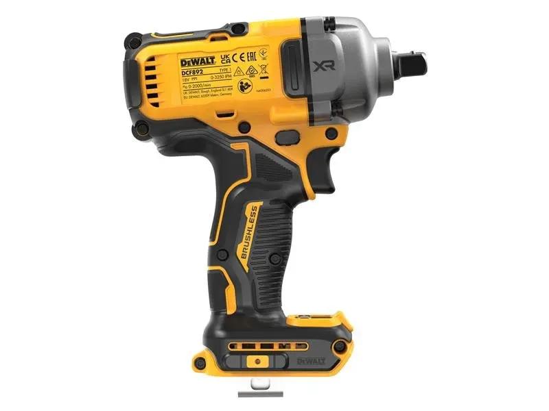 Dewalt DCF892N XR BL High Torque 1/2in Impact Wrench 18V Bare Unit Dewalt