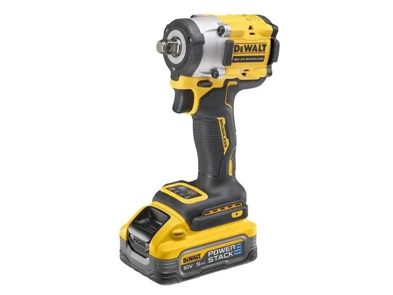 Dewalt DCF921H2T XR BL 1/2in Impact Wrench 18V 2 x 5.0Ah Powerstack Li-ion Dewalt