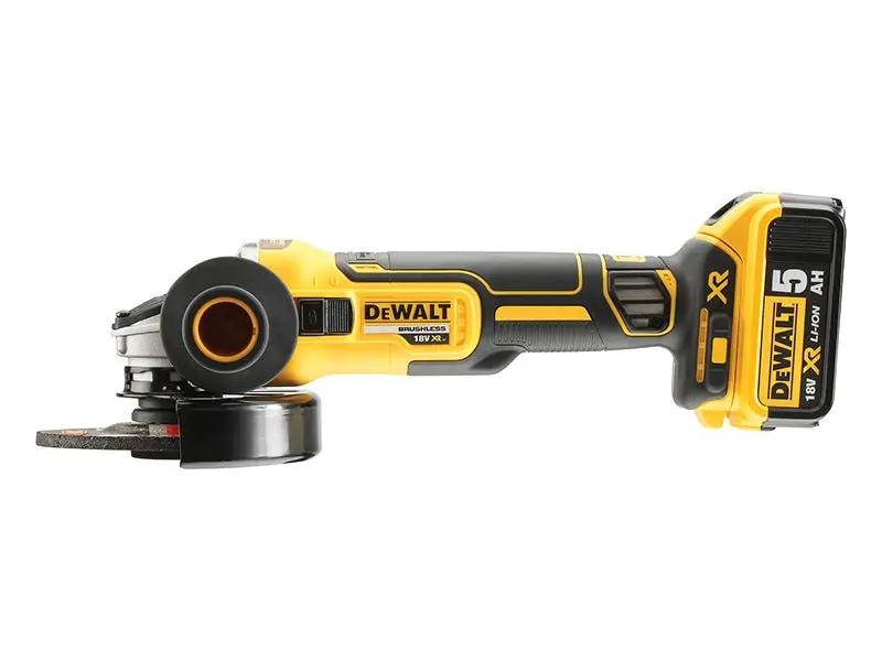 Dewalt DCG405P2 XR Brushless Grinder 125mm 18V 2 x 5.0Ah Li-ion Dewalt