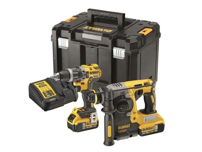 Dewalt DCK207P2T XR Brushless Twin Pack 18V 2 x 5.0Ah Li-ion Dewalt