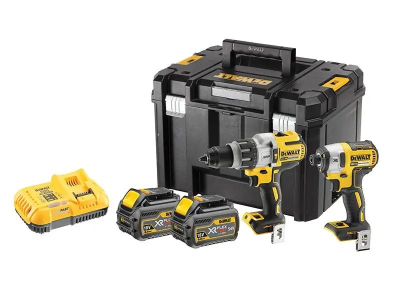 Dewalt DCK276T2T FlexVolt XR Twin Pack 18V 2 x 18/54V 6.0/2.0Ah Li-ion Dewalt