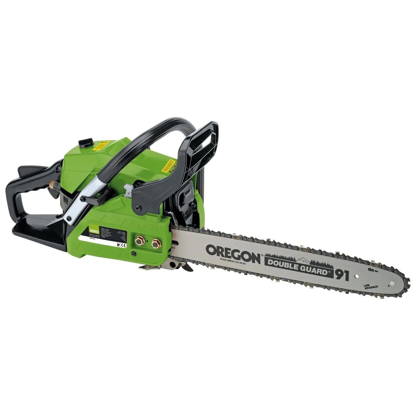 Draper 02567 Petrol Chainsaw with Oregon® Chain and Bar 400mm 37cc Draper