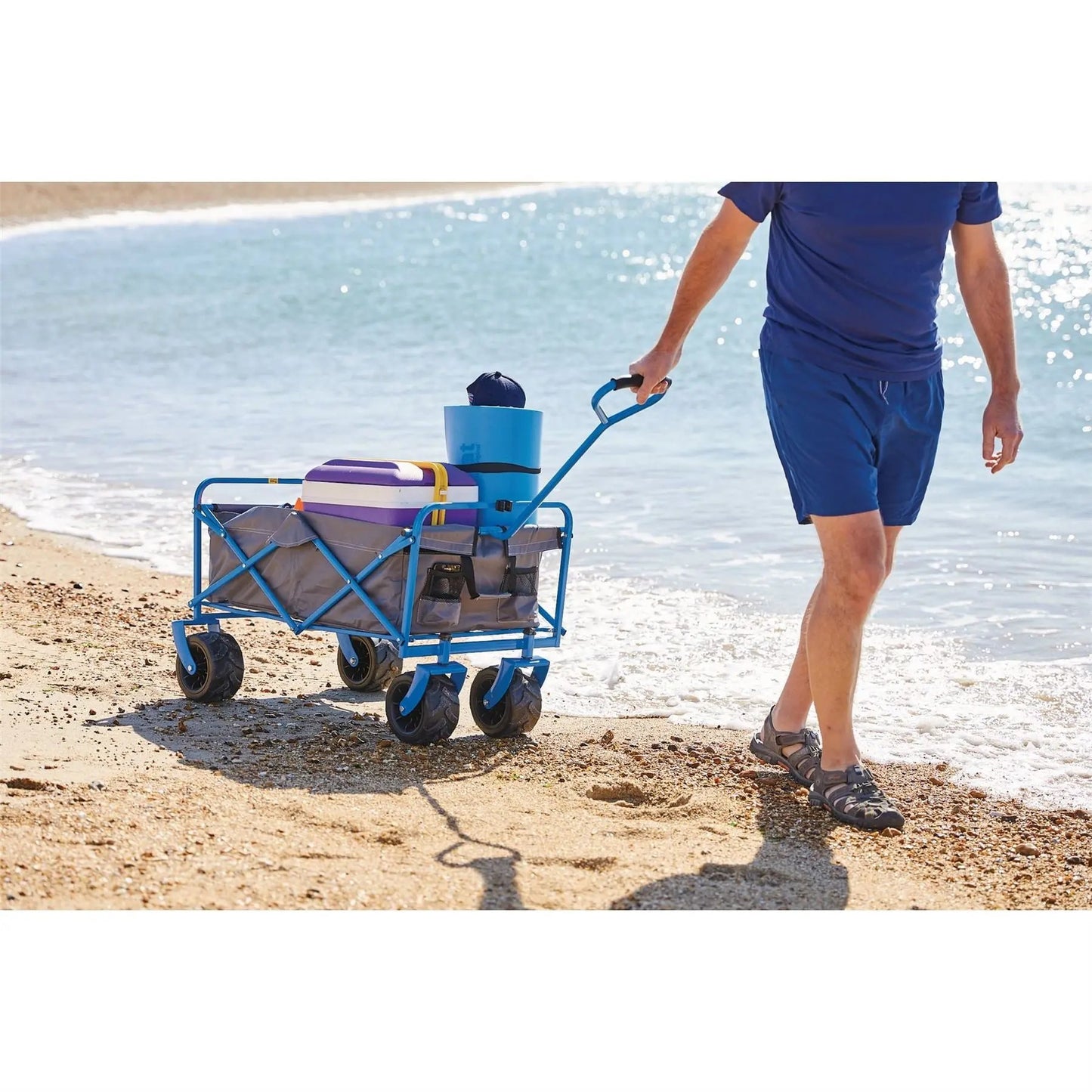 Draper 03217 Foldable Cart with Large Wheels 80kg Draper