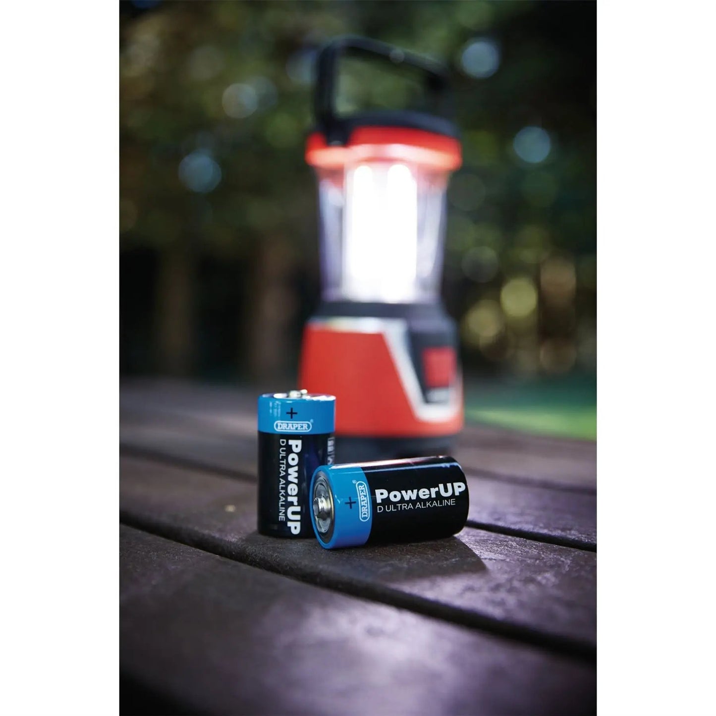 Draper 03979 PowerUP Ultra Alkaline D Batteries Pack of 4 Draper