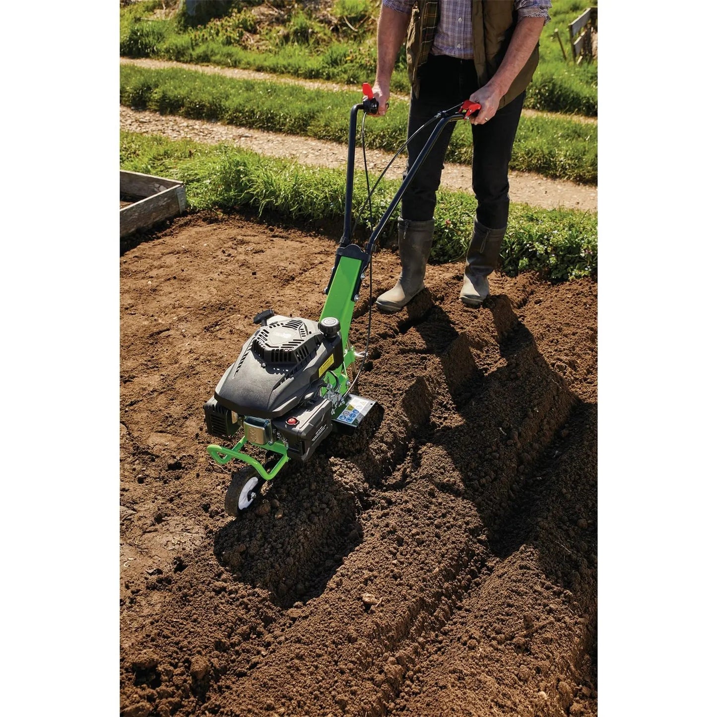 Draper 04604 Self-Propelled Petrol Tiller and Cultivator 560mm 161cc/9HP Draper