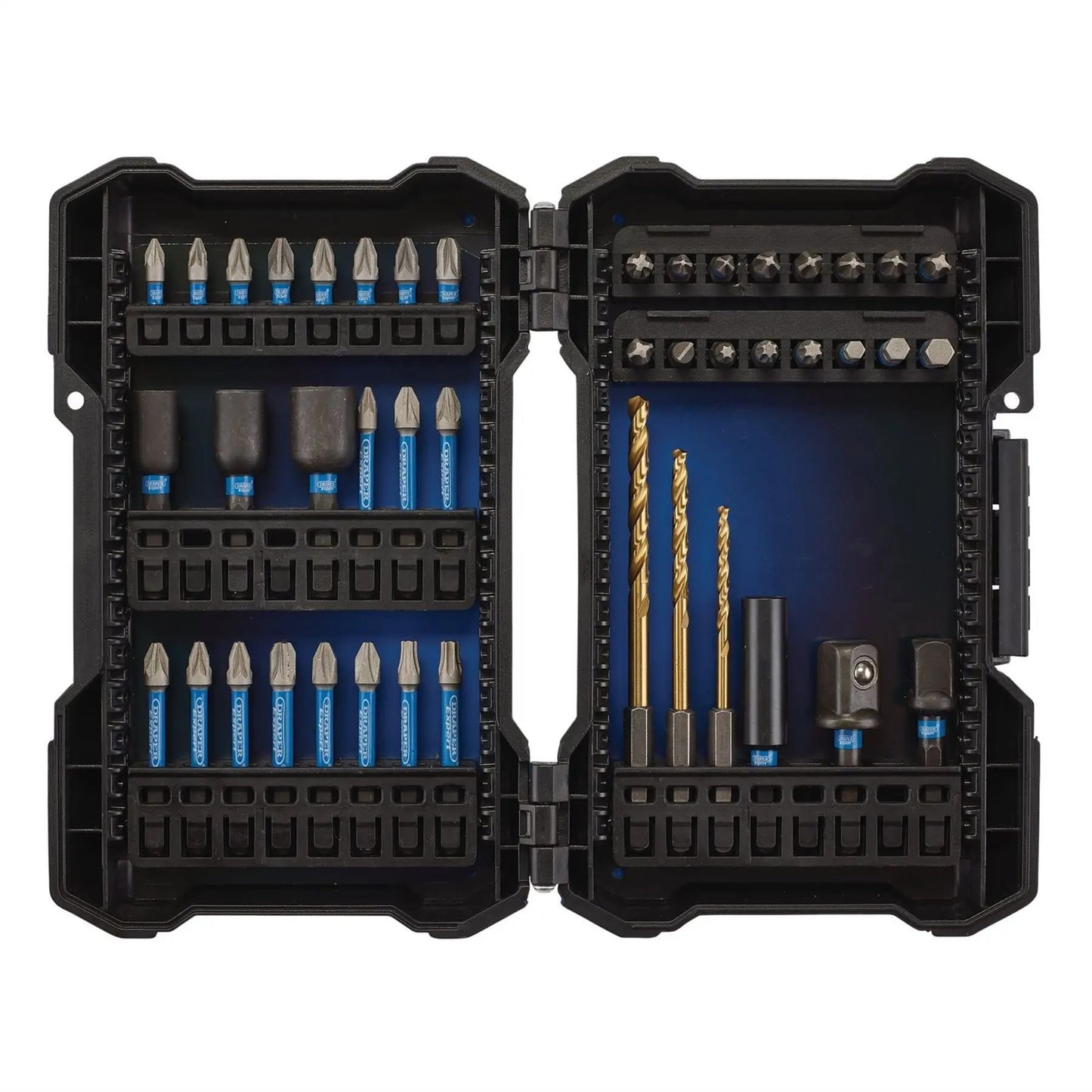 Draper 04931 Expert Impact Screwdriver Bit Set 1/4" Hex 44 Piece Draper