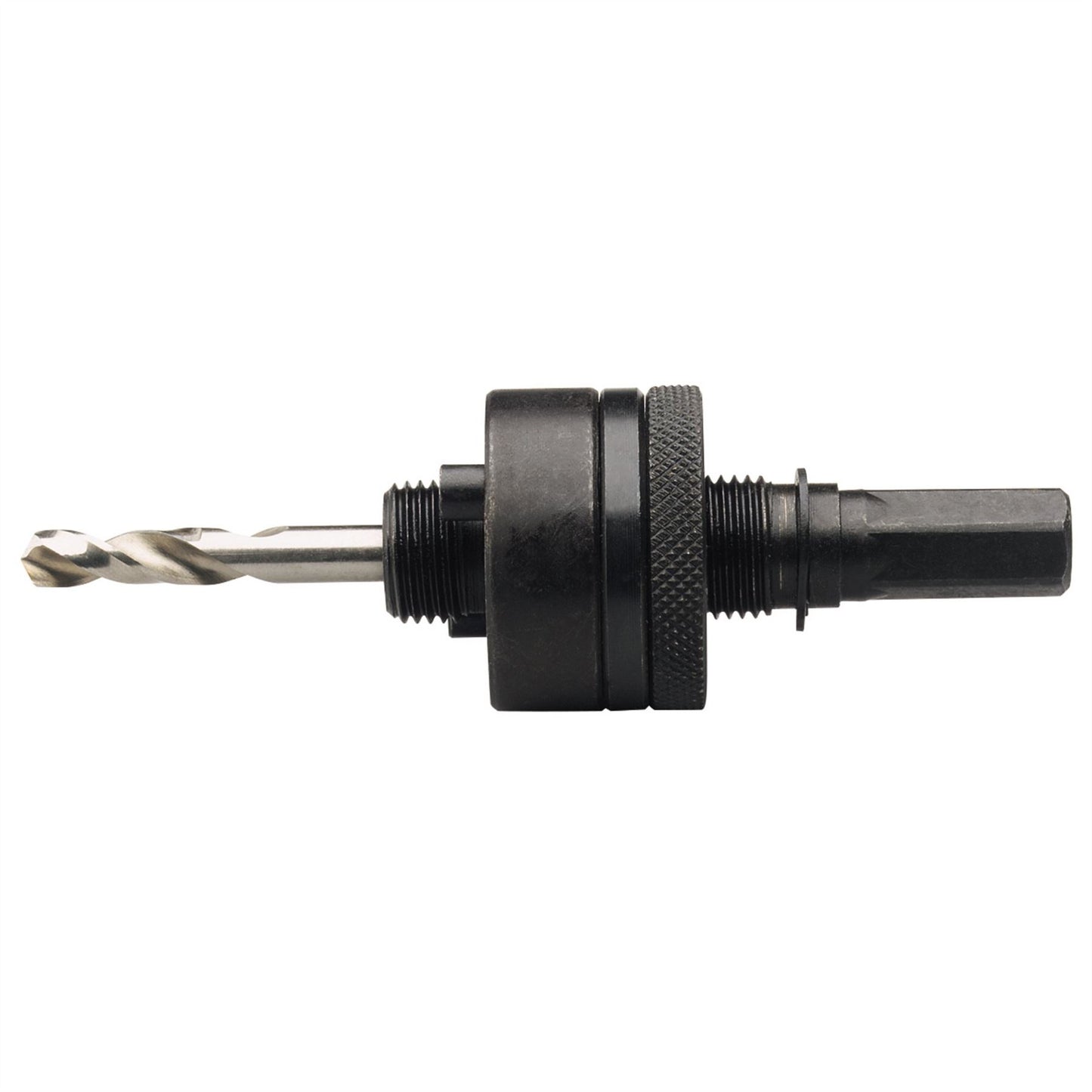 Draper 52983 Locking Hex. Shank Holesaw Arbor with HSS Pilot Drill for Holesaws 32 - 210mm 7/16" Thread Draper