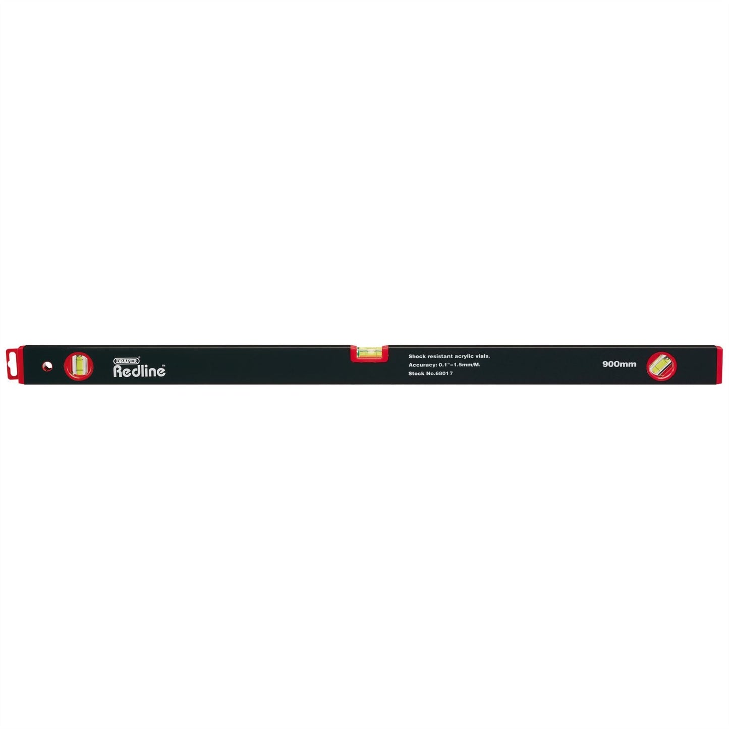Draper 68017 Redline® Box Spirit Level 900mm Draper