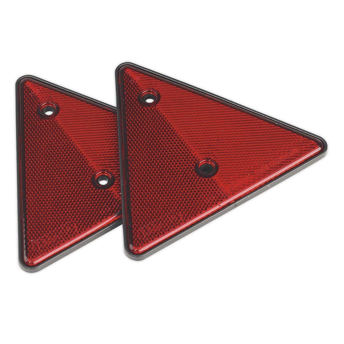 Sealey TB17 Rear Reflective Red Triangle Pack of 2 Sealey
