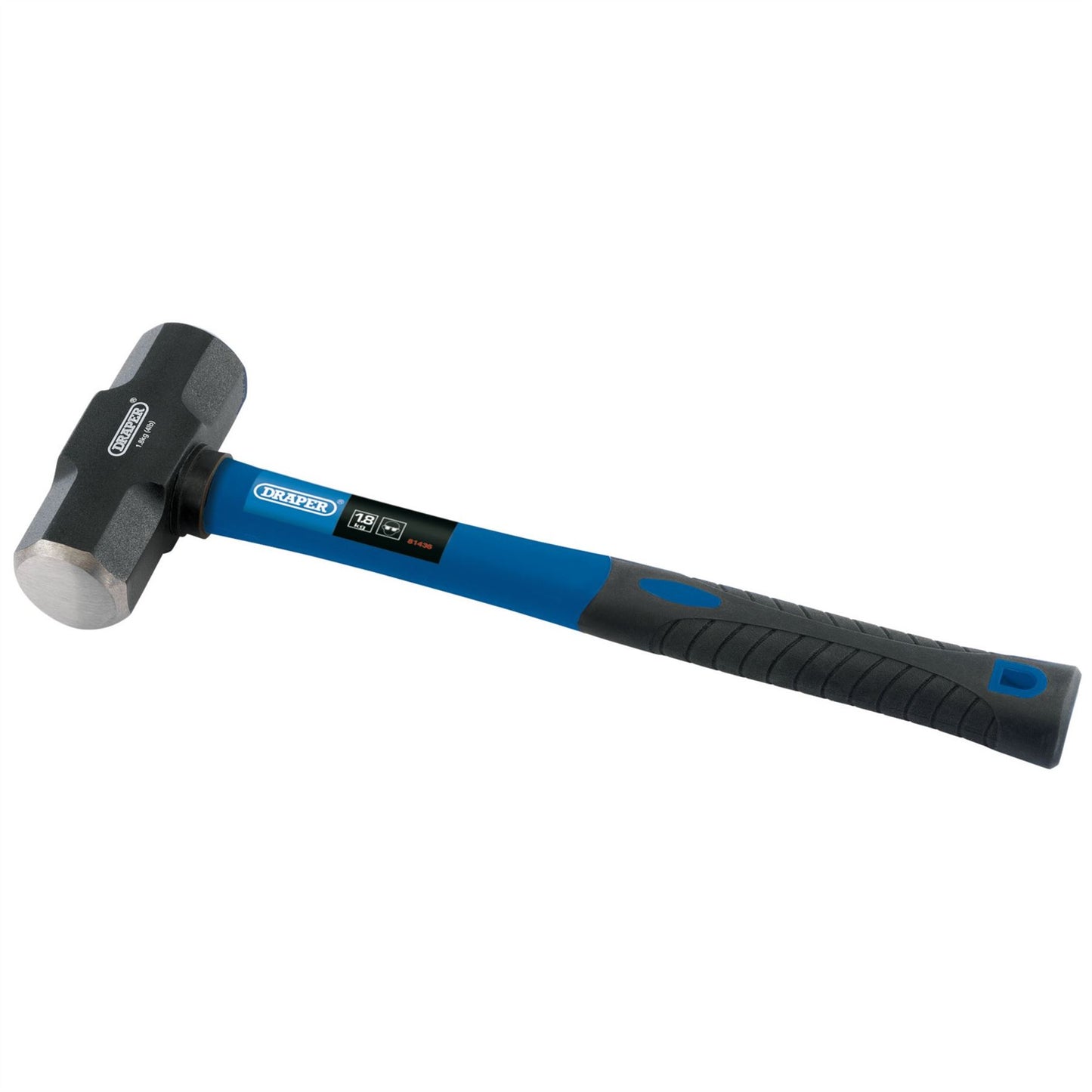 Draper 81436 Short Handle Sledge Hammer with Fibreglass Shaft 1.8kg/4lb Draper