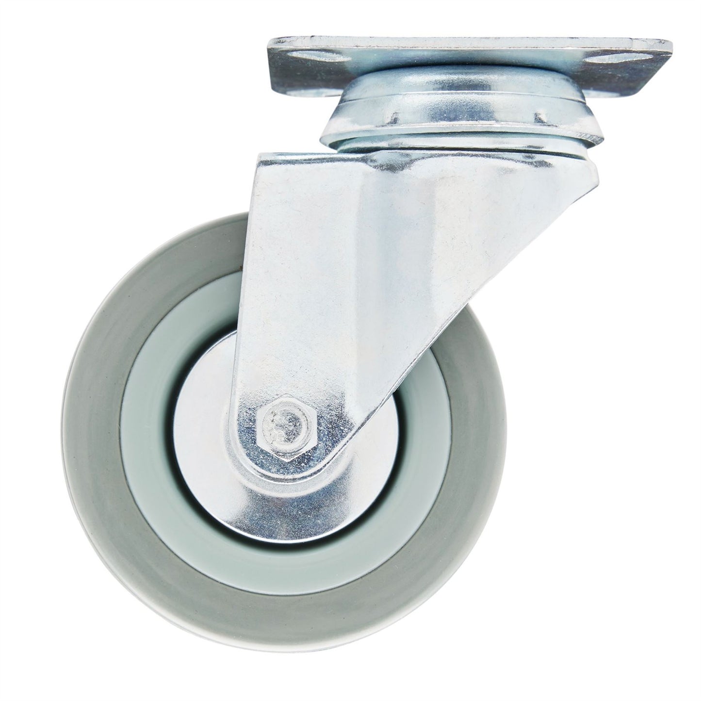 Draper 65473 Swivel Plate Fixing Rubber Castor 75mm Diameter S.W.L. 70kg Draper