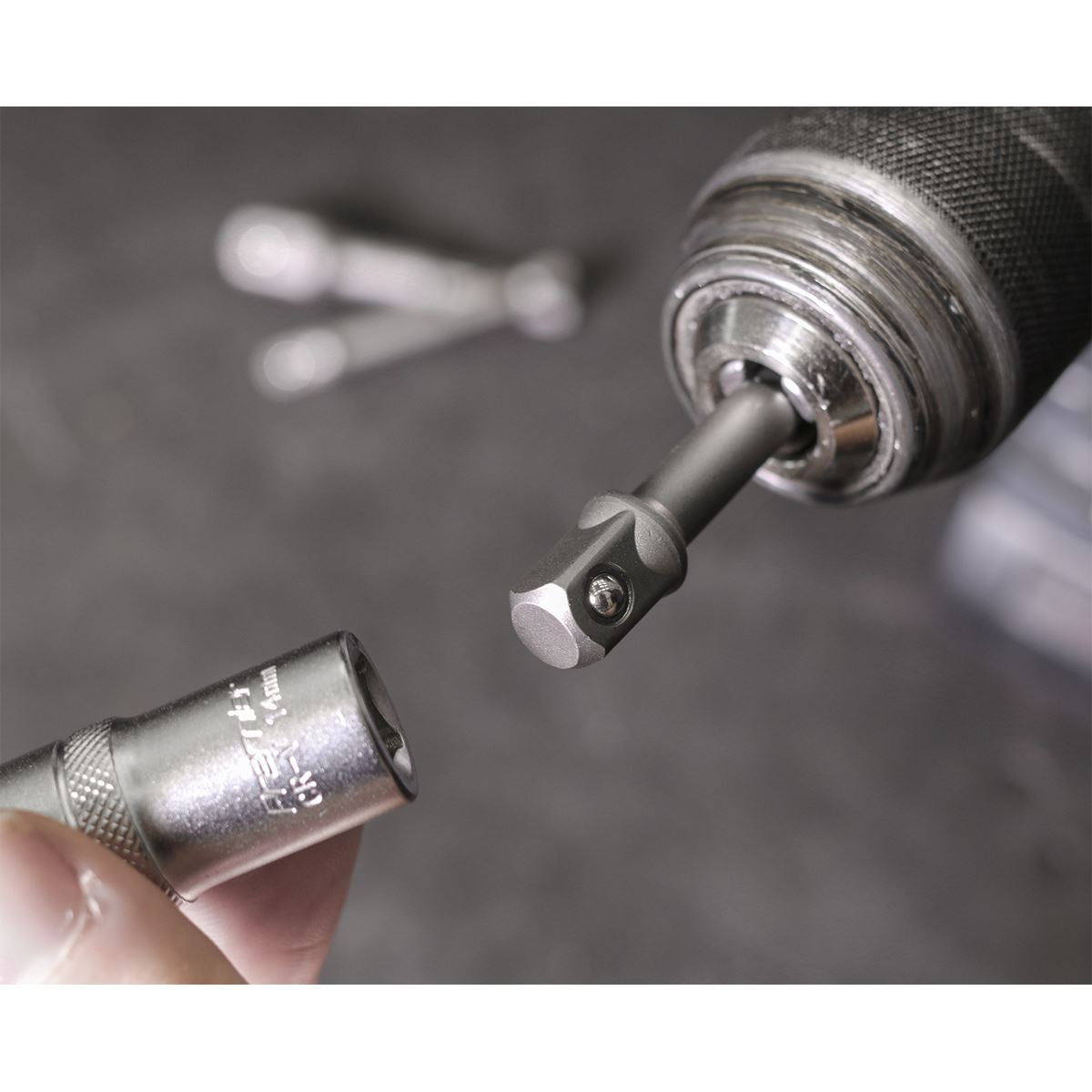 Sealey AK4929 Socket Adaptor Set 3pc Power Tool Sealey