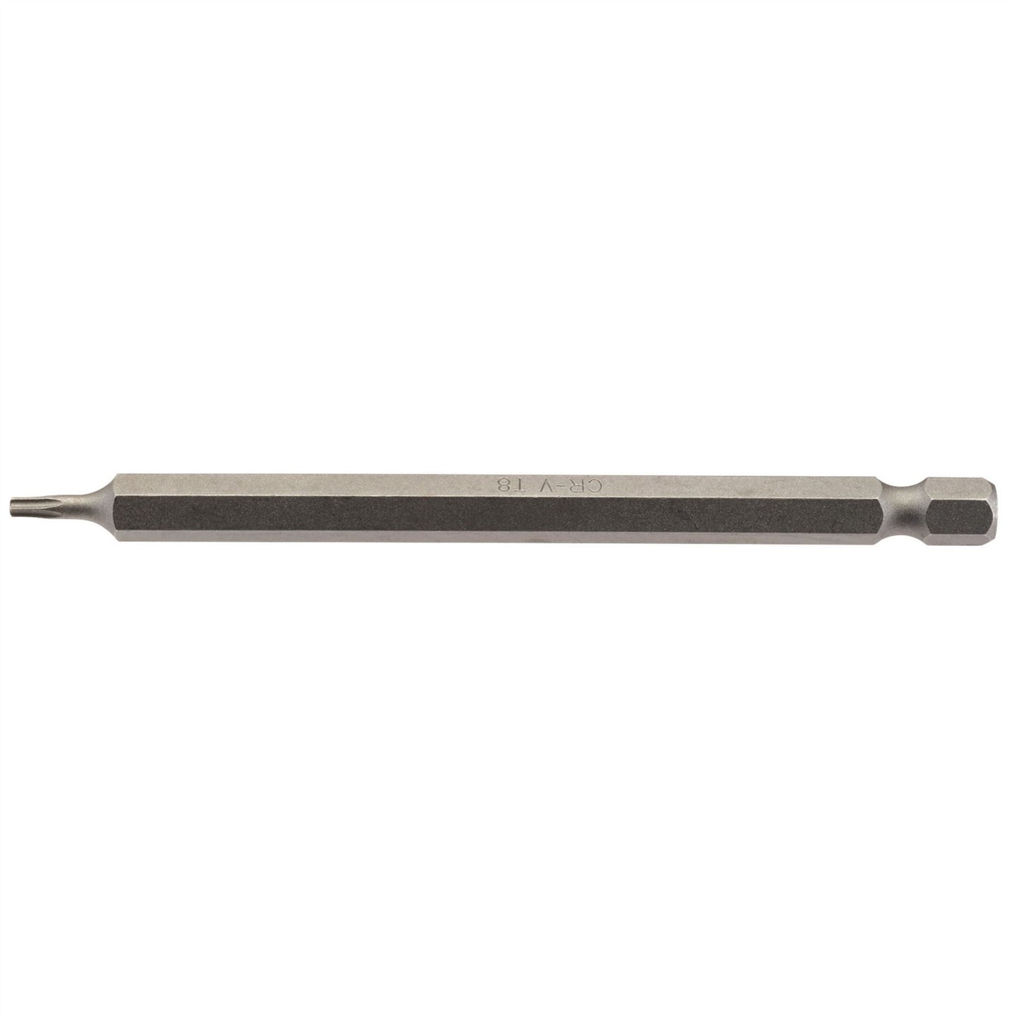 Draper 66907 TX-STAR® Insert Bit 1/4" Hex 100mm Long T8 Pack of 1 Draper
