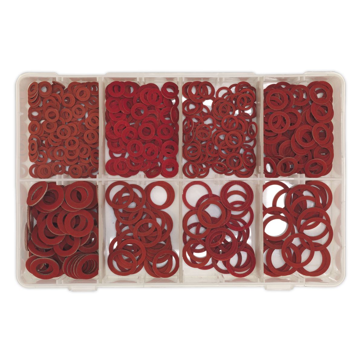 Sealey AB014FW Fibre Washer Assortment 600pc - Metric Sealey