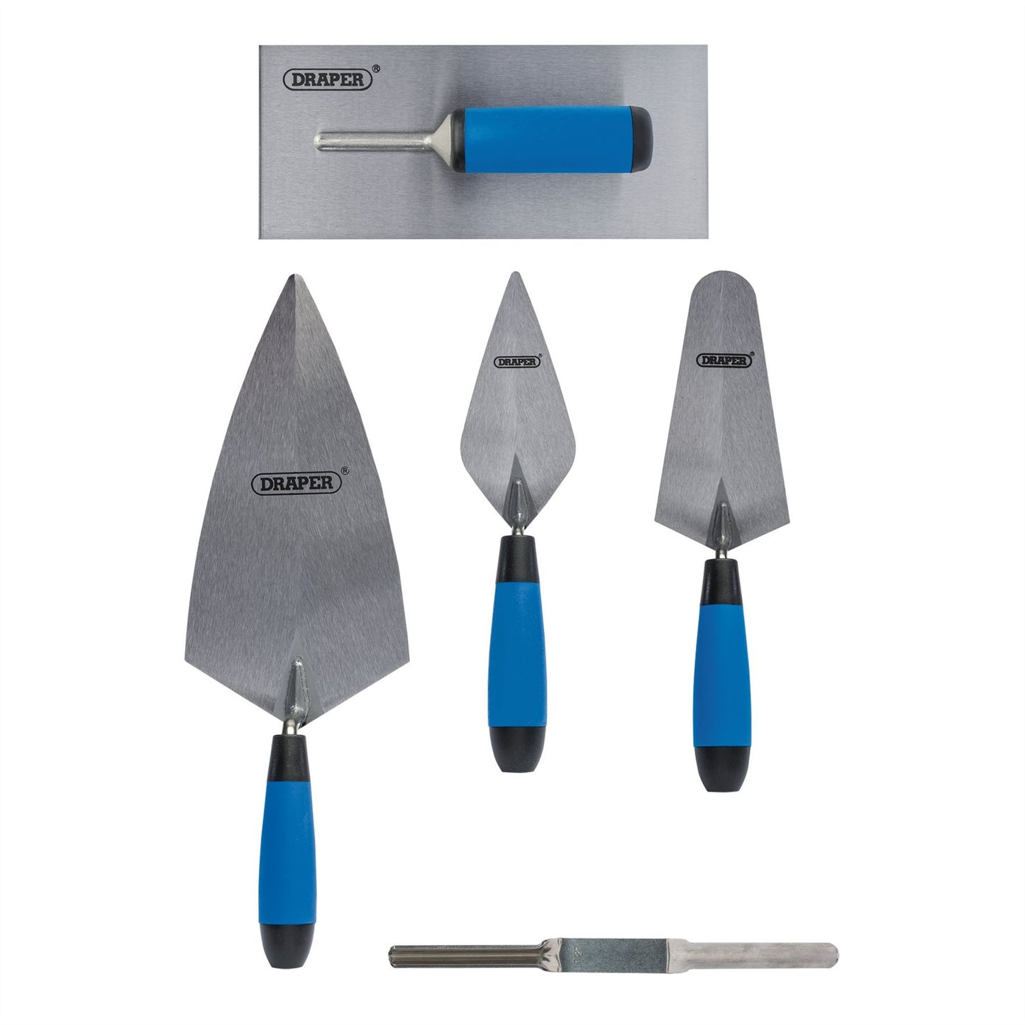 Draper 70372 Soft Grip Trowel Set 5 Piece Draper
