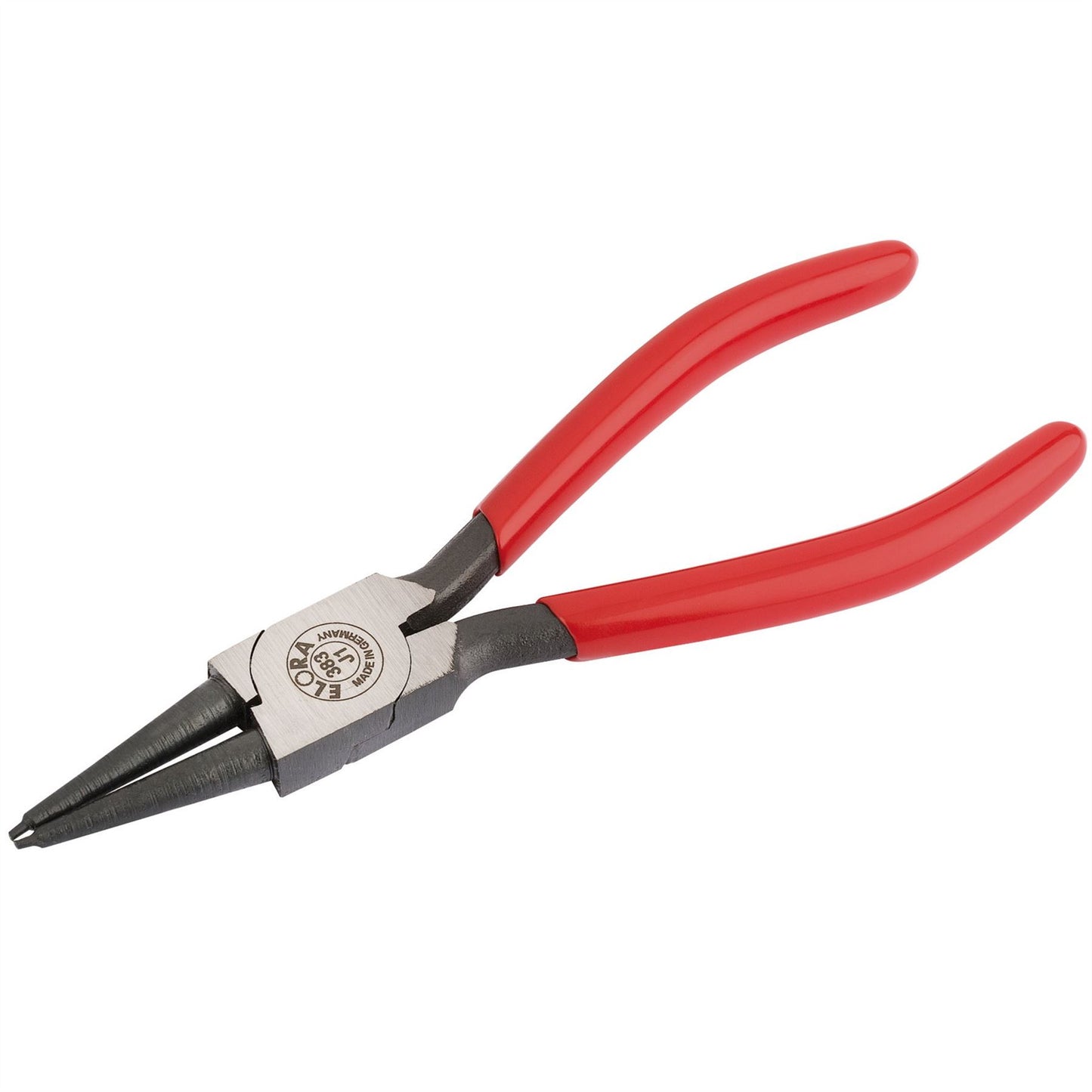 Elora 21285 J1 Straight Internal Circlip Pliers with Dipped Handles 8 - 25mm Elora